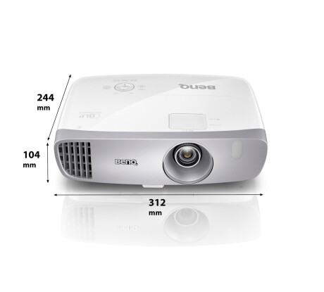 BenQ W1110 3D Heimkino Beamer mit 2200 ANSI-Lumen und Full-HD