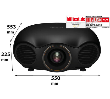 Epson EH-LS10000 3D Projektor Laser Heimkino Beamer mit 1500 Lumen und 4K