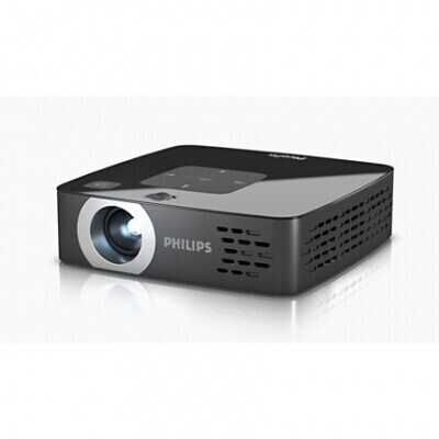 PHILIPS PicoPix 2480 Mini Beamer mit 80 ANSI-Lumen und WVGA Auflösung