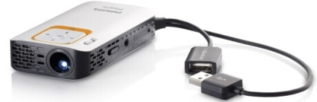 Philips PicoPix 2330 Mini Beamer mit 30 ANSI-Lumen und VGA Auflösung
