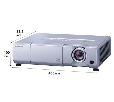 Sharp PG-D45X3D Beamer mit 4500 ANSI-Lumen und XGA Auflösung