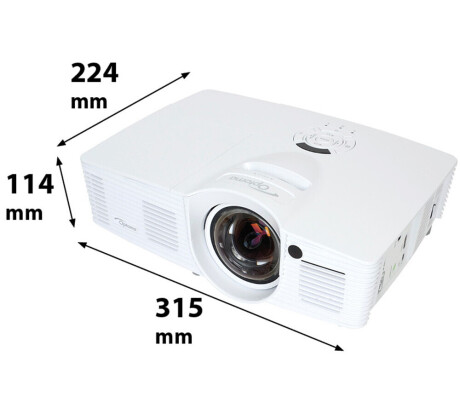 Optoma GT1080 Kurzdistanzbeamer mit 2800 ANSI-Lumen und Full-HD