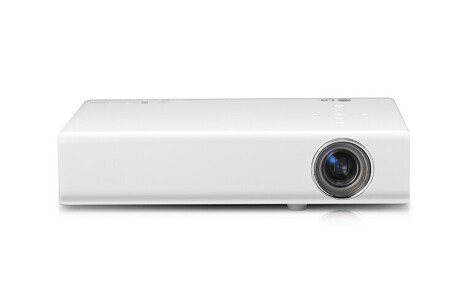 LG PB62G Mini Beamer mit 500 ANSI-Lumen und WXGA Auflösung