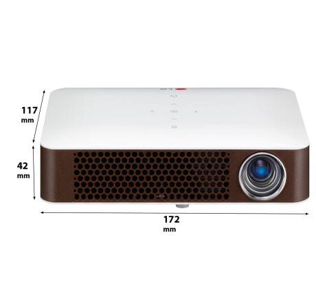 LG PW700 Mini Beamer mit 700 ANSI-Lumen und WXGA Auflösung