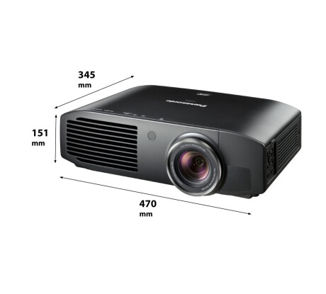 Panasonic PT-AT6000E Heimkino Beamer mit 2400 ANSI-Lumen und Full-HD