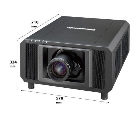 Panasonic PT-RQ13KE (ohne Objektiv) mit 10000 ANSI-Lumen und 4K Auflösung
