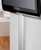 VCM Kabelkanalsystem "Lago silber" | Kabel-Abdeckung aus Alu, Länge 25 cm