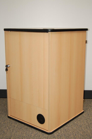 Liesegang Medienschrank Basic buche mit Revisionstür