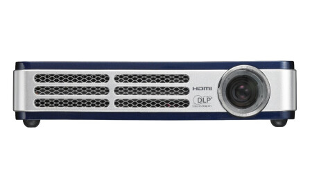 Vivitek Qumi Q5 (blau) Mini Beamer mit 500 ANSI-Lumen und WXGA