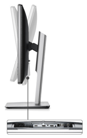 Dell P2415Q 24" LCD Monitor mit 4K und 8ms Reaktionszeit