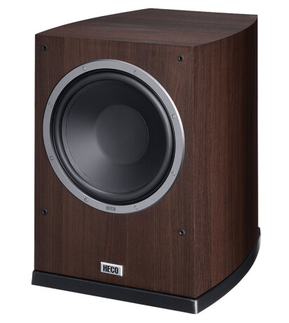 Heco Victa Prime Sub 252 A - Aktiver Bassreflex-Subwoofer, espresso