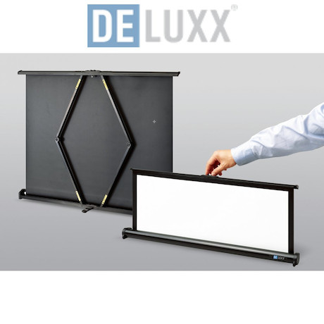 DELUXX Advanced Portable Tisch/-Stativleinwand Mattweiß Polaro - 4:3 - 81x61 cm - 40''