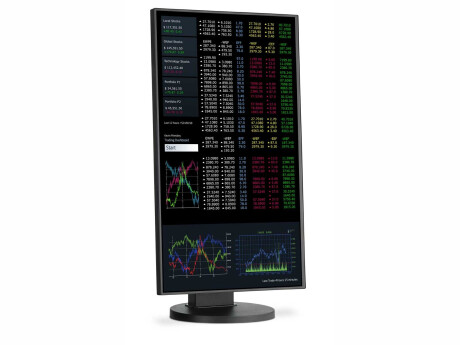 NEC MultiSync EX241UN, schwarz 24" Monitor mit Full-HD und 6ms