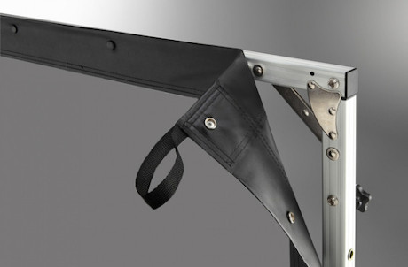 celexon Faltrahmen Leinwand Mobil Expert 244 x 137cm, Rückprojektion - Demoleinwand