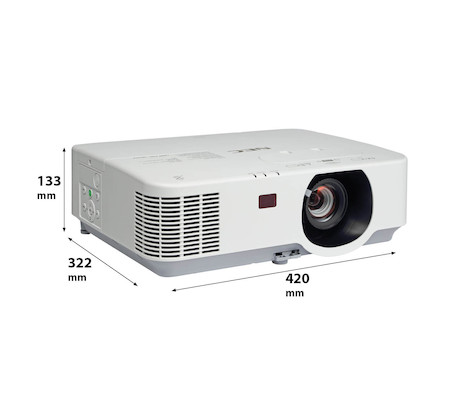 NEC P554W Business Beamer mit 5500 ANSI-Lumen und WXGA Auflösung