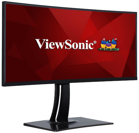 ViewSonic VP3881 38" Curved-Grafik-Monitor mit 5ms Reaktionszeit und WQHD