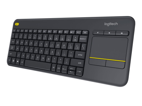 Logitech K400 Plus Tastatur, kabellos, schwarz