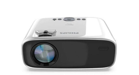 Philips NeoPix Easy Mini-Projektor Pico-Beamer mit 2600 Lumen und WVGA Auflösung