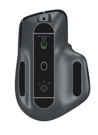 Logitech MX Master 3 Maus - kabellos, grau - ideal für Kreative und Programmierer