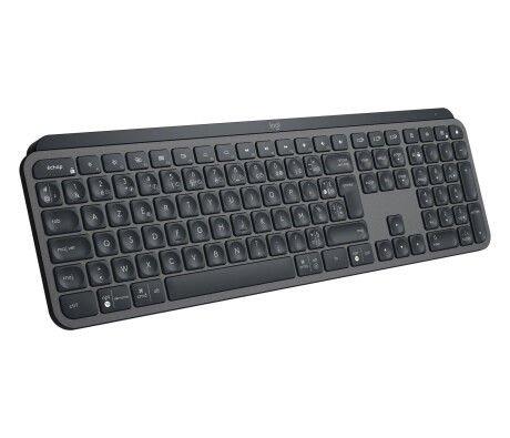 Logitech MX Keys Tastatur, kabellos, schwarz - ideal für Kreative und Programmierer