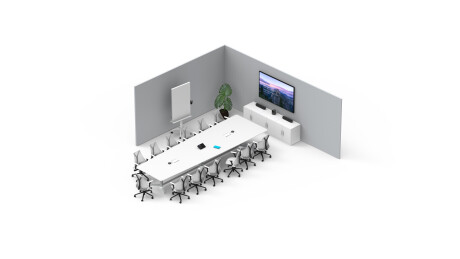 Logitech Tap Raumlösung für Microsoft Teams - Large Bundle - Konferenzraumsystem - Demo