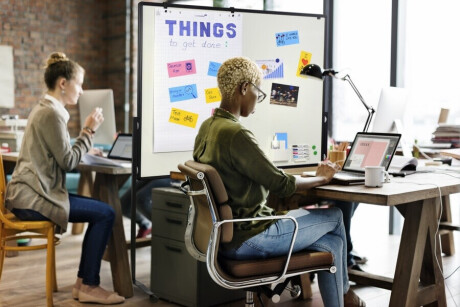 Legamaster PREMIUM Trennwand 150x120cm Whiteboard lackiert