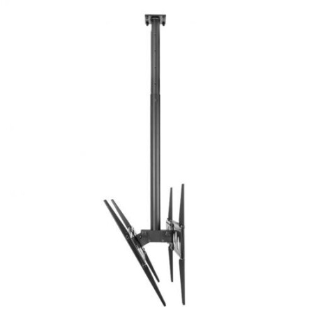 Hagor HA DH Duo L - Deckenhalterung Back-to-Back für Bildschirme - 55-75" | max. VESA 2x800x600 | Lä