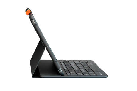 Logitech Slim Folio Tastatur und Foliohülle für Apple 10.2-inch iPad (7. Generation, 8. Generation),