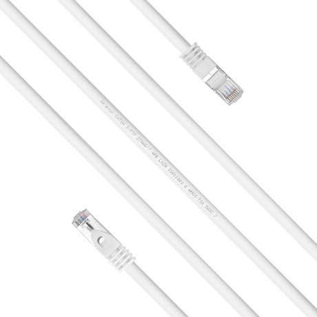 celexon CAT 6A Patchkabel - S/FTP 0,25m, weiß