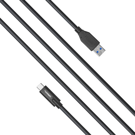 celexon USB-C zu USB-A - USB 3.1 Gen2 Kabel, 0,5m, schwarz