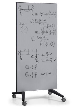 Legamaster Mobiles Glasboard 90 x 175 cm grau