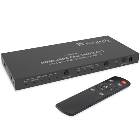 FeinTech VAX04101 HDMI eARC Pass Switch 4×1