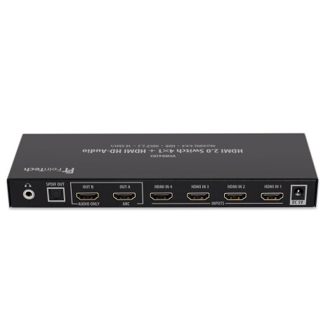 FeinTech HDMI 2.0 Switch 4x1+1 (mit HDMI HD-Audio Ausgang)