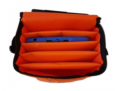 Leba NoteBag Aufbewahrungs- und Ladelösung für 5 Tablets, orange