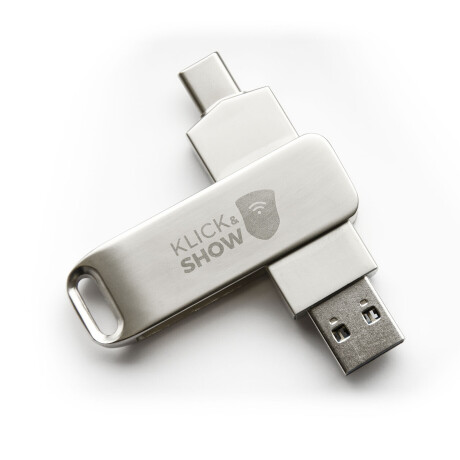 Kindermann Klick & Show USB-A/ USB-C Drive