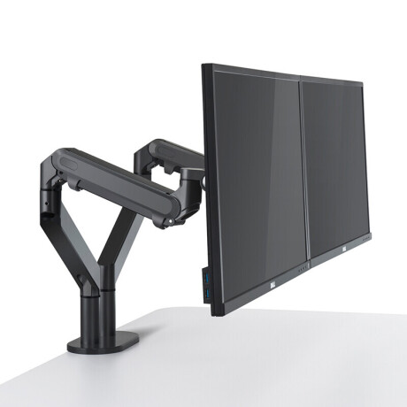 Hagor Tisch Gasliftarm Dual 2x 15-17" | max. VESA 100x100 | Traglast einstellbar 2x 1,5-9kg