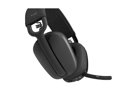 Logitech Zone Vibe 100 - kabelloses Bluetooth Headset, ohrumschließend, Graphite