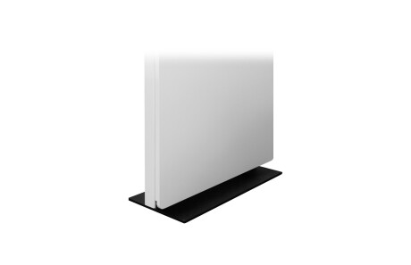Holzmedia W6 Displaystele M, Front 100cm, Blende für Poly X30, weiß