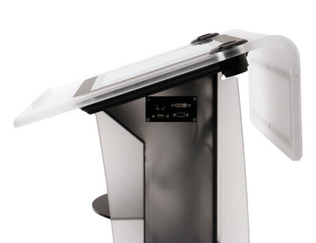 AXEOS NEONYX TOUCH - robustes Rednerpult mit 19,5 Zoll Touchscreen