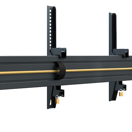Hagor comPROnents® Menuboard Deckenhalterung für 3 Displays 46-65" Landscape| max. VESA 600x400