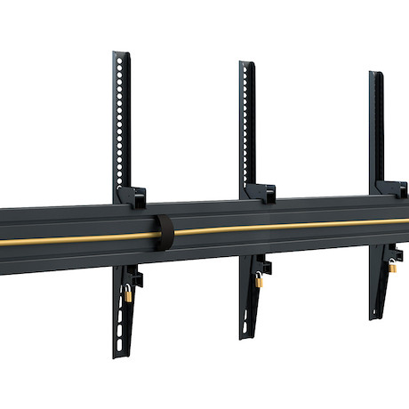 Hagor comPROnents® Menuboard Deckenhalterung für 3 Displays 46-65" Portrait| max. VESA 400x600