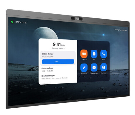 DTEN D7X 75" All-in-One Videokonferenz Multi-Touch Display mit 4K Auflösung