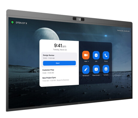 DTEN D7X 75" Windows Edition All-in-One Videokonferenz Touch Display mit 4K Auflösung