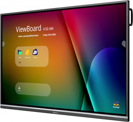 ViewSonic IFP7550-5F interaktives Touch Display mit 4K Auflösung und 75"