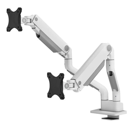 Neomounts DS70S-950WH2 - vollbewegliche Tischhalterung für zwei 17-35" Bildschirme - weiß