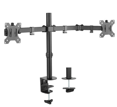 Neomounts FPMA-D550DBLACK - Tischhalterung für zwei Flachbildschirme bis 32" - schwarz