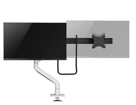 Neomounts DS75S-950WH2 - vollbewegliche Tischhalterung für zwei 17-27" Bildschirme - weiß