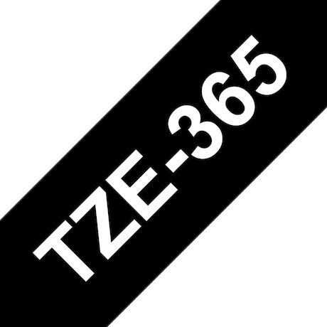 Brother TZe-365 Schriftband schwarz/weiß 36mm/8m