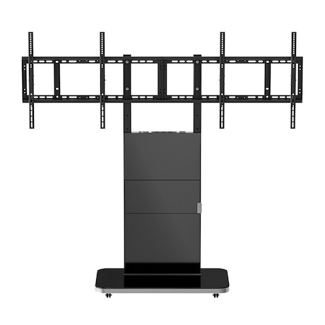 Hagor Pro-Tower M Dual mobiles Standsystem mit VESA-Dualaufnahme