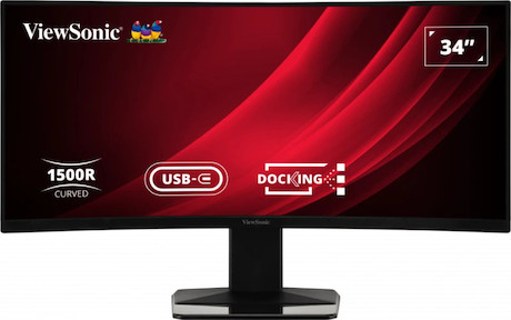 ViewSonic VG3419C 34" VA Monitor, 3440 x 1440 UWQHD, 120Hz, 3ms - Demo